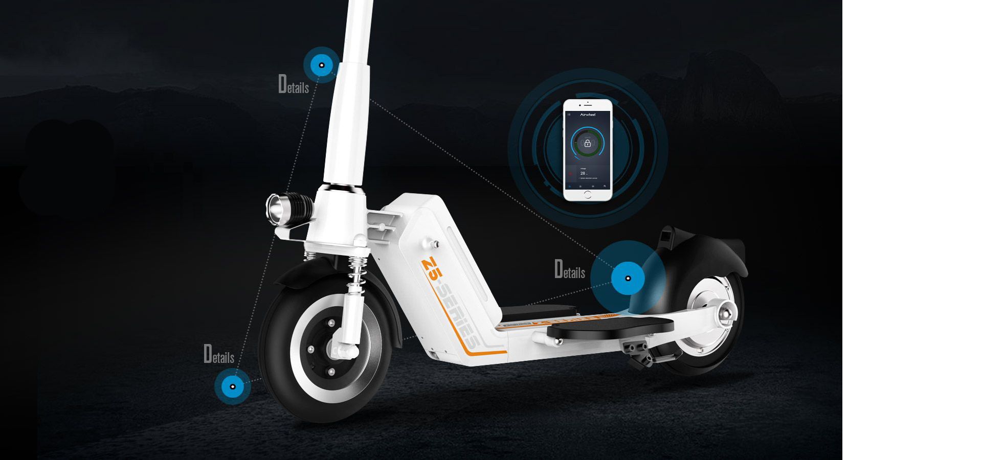 公道走行電動キックボード - Airwheel Z5