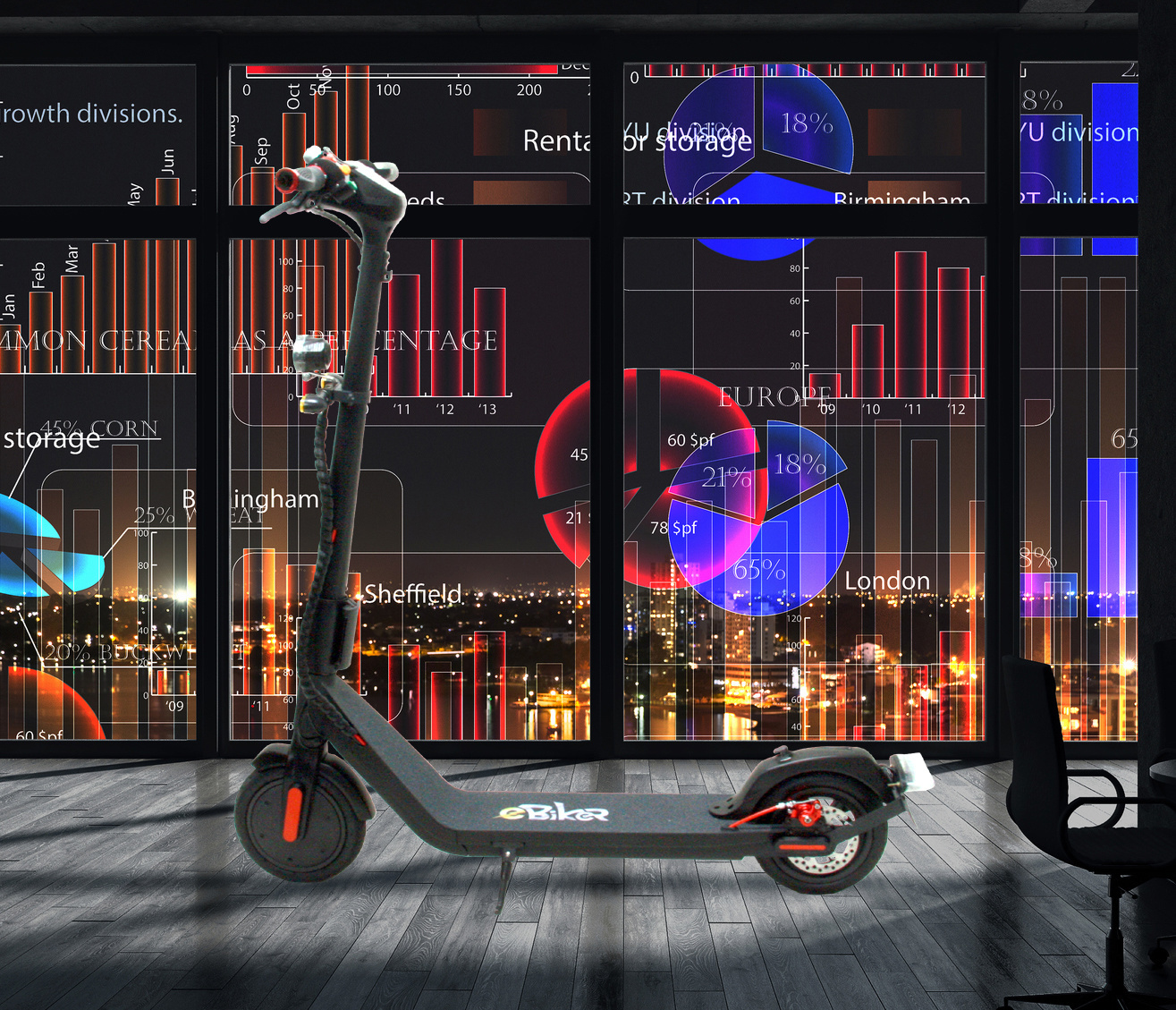 公道走行電動キックボード - eBikeR L1